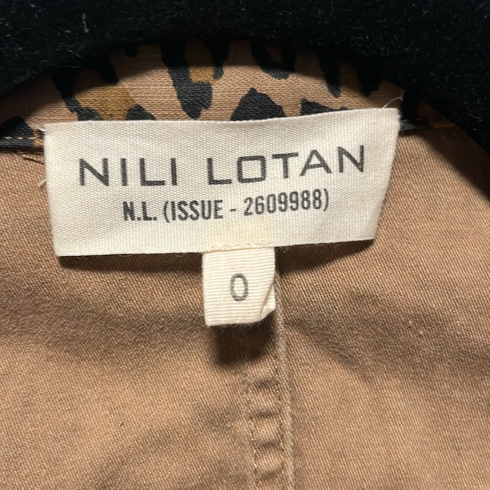 NILI LOTAN Leopard Print Addison Blazer, Size 0 - Picture 6 of 14